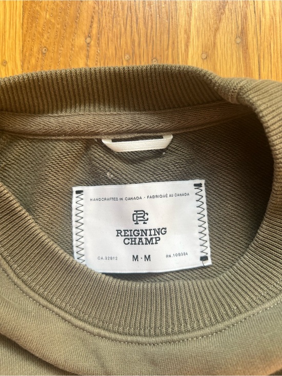 Reigning Champ Other - Reigning Champ Men's Crewneck Sweatshirt in Olive Green